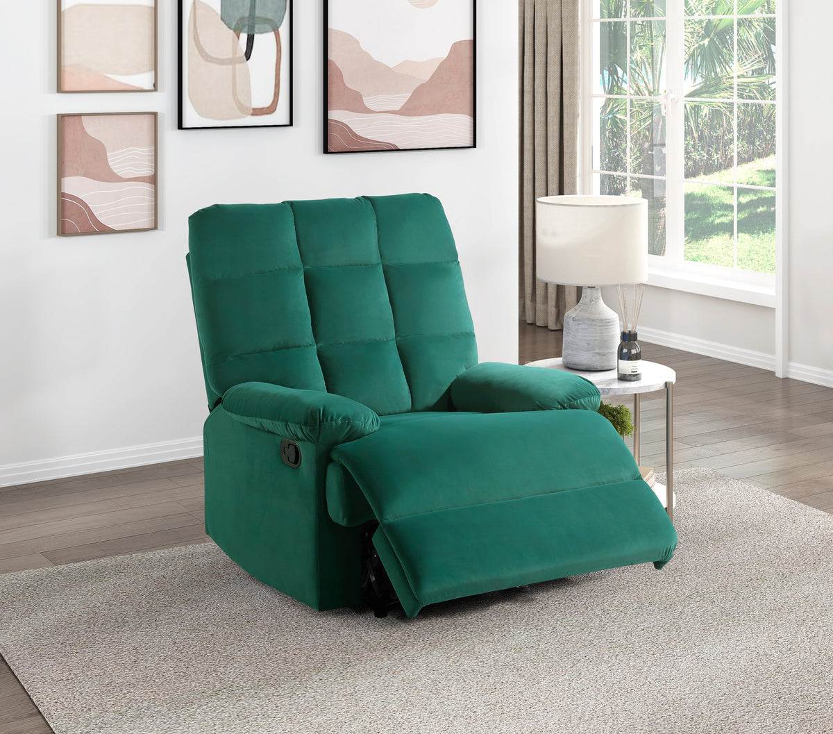 RECLINING CHAIR - GREEN