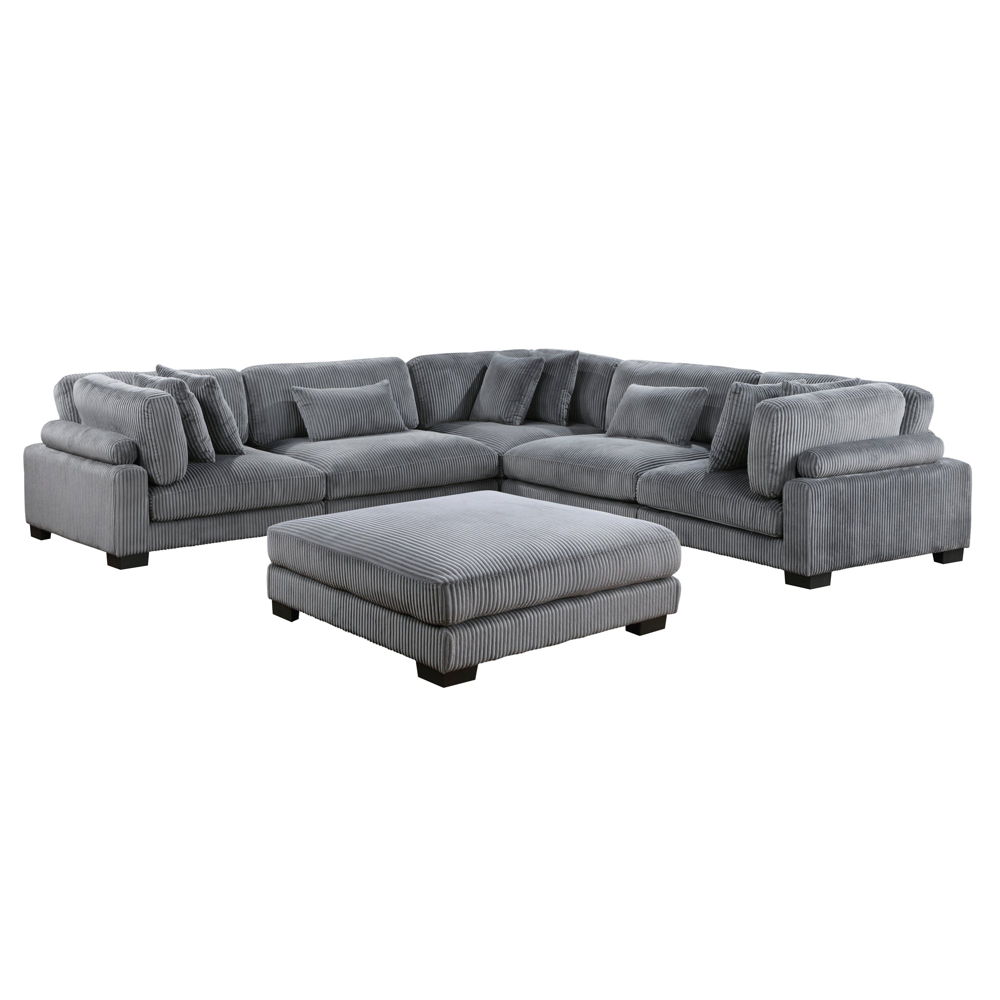 6PC MODULAR SECTIONAL WITH OTTOMAN