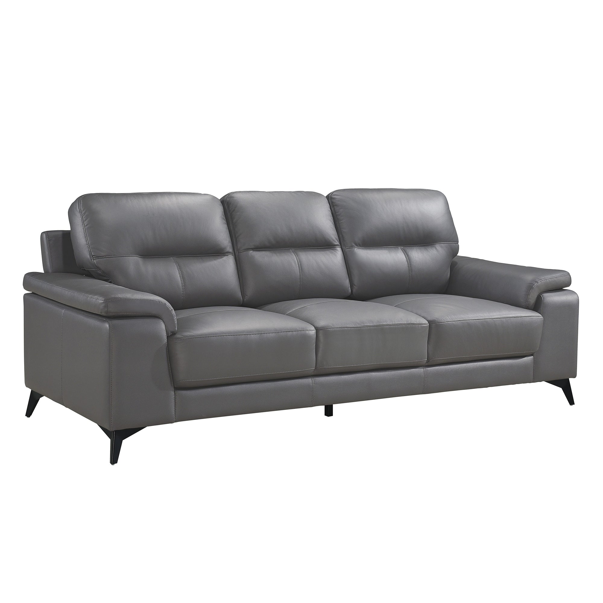 3PC LEATHER SOFA SET