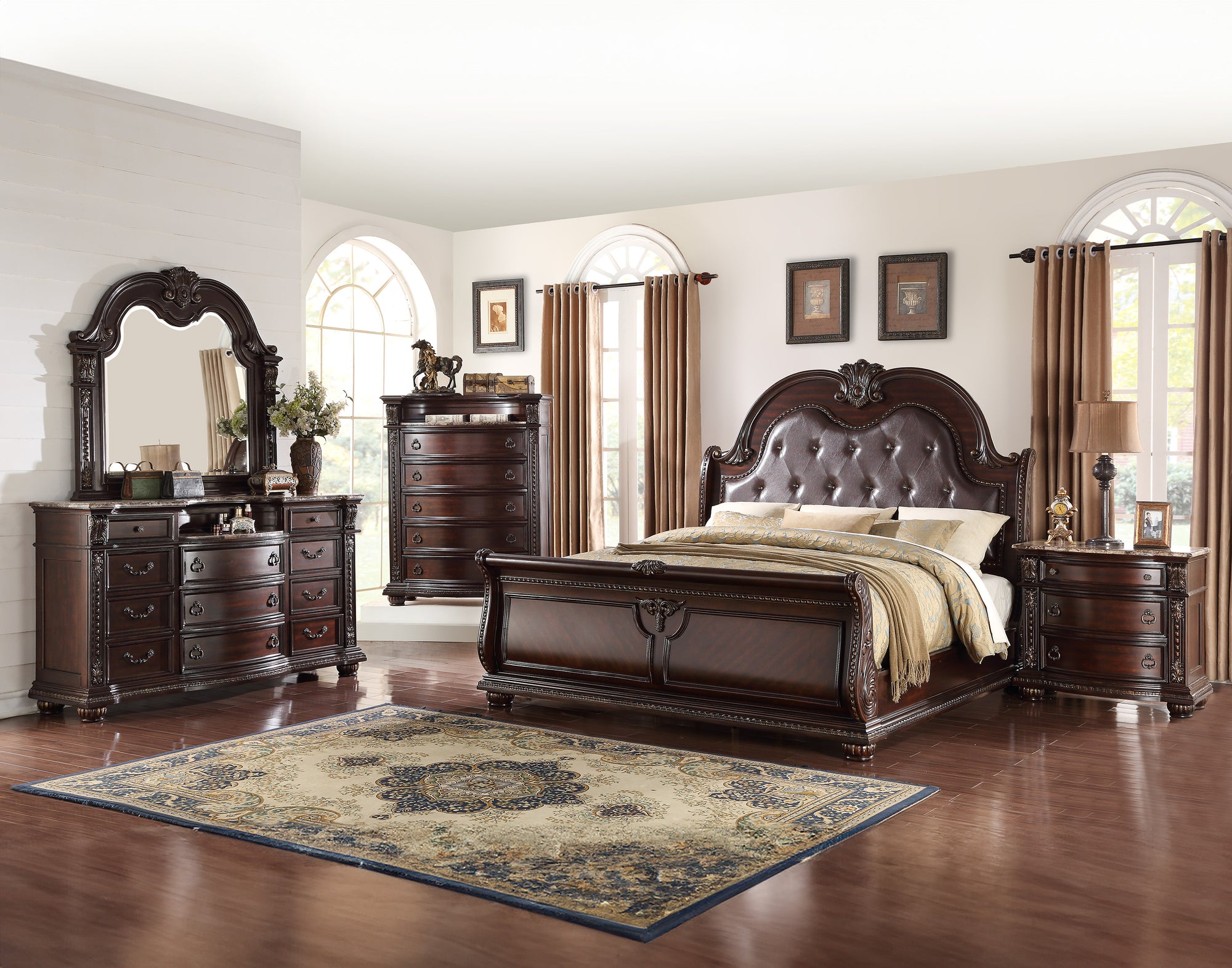 8PC STAMFORD KING BED SET