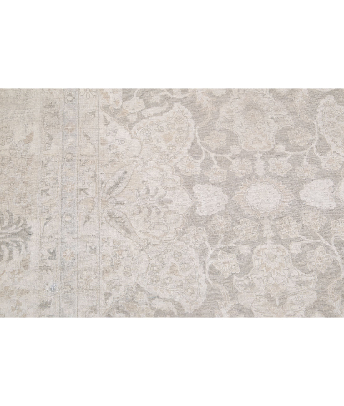 Hand Knotted Ariana Haji Jalili Wool Rug - 13'8'' x 21'3'' 13'8'' x 21'3'' (410 X 638) / Grey / Ivory