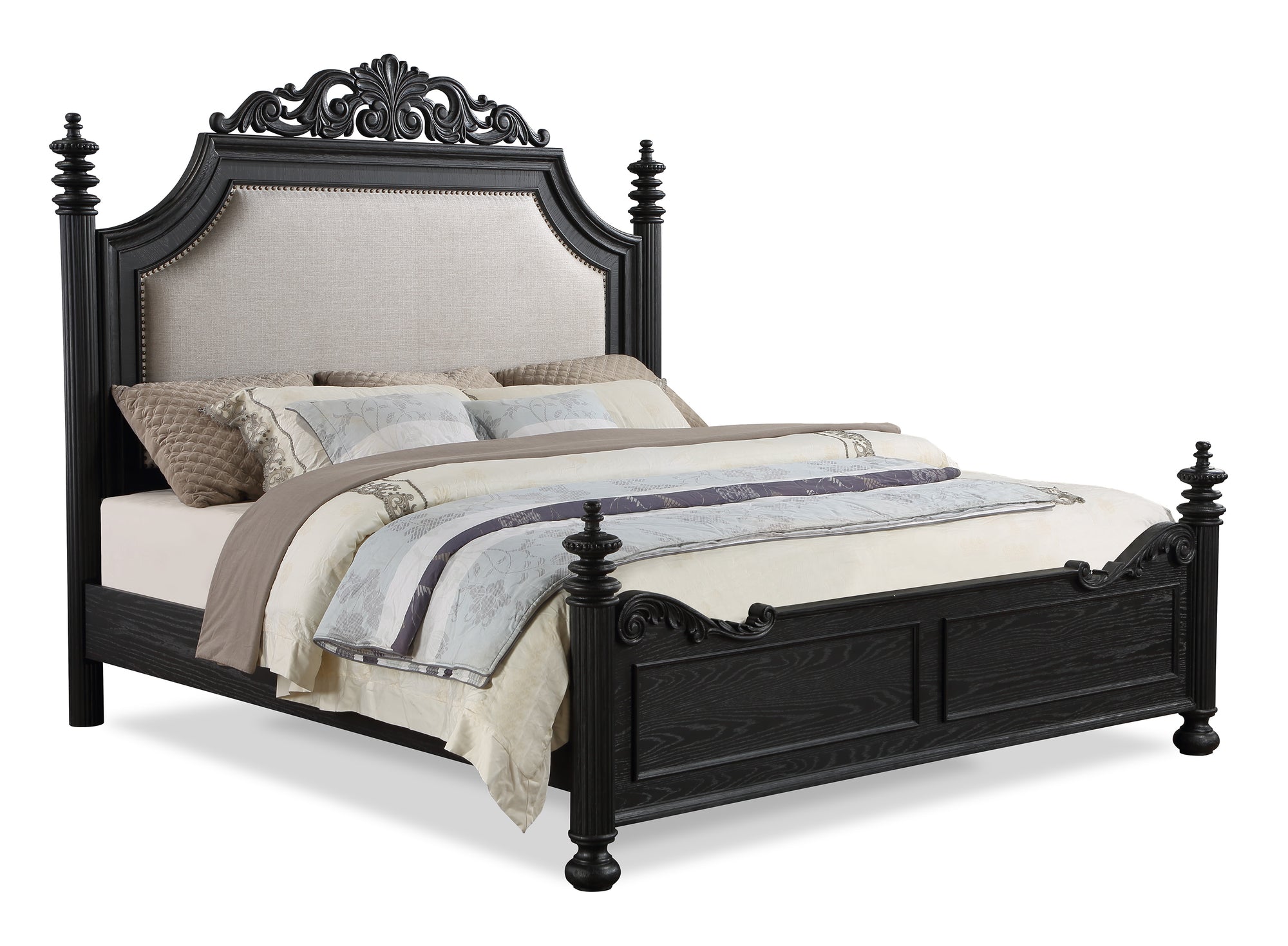 7PC ALVERMAR KING BED SET