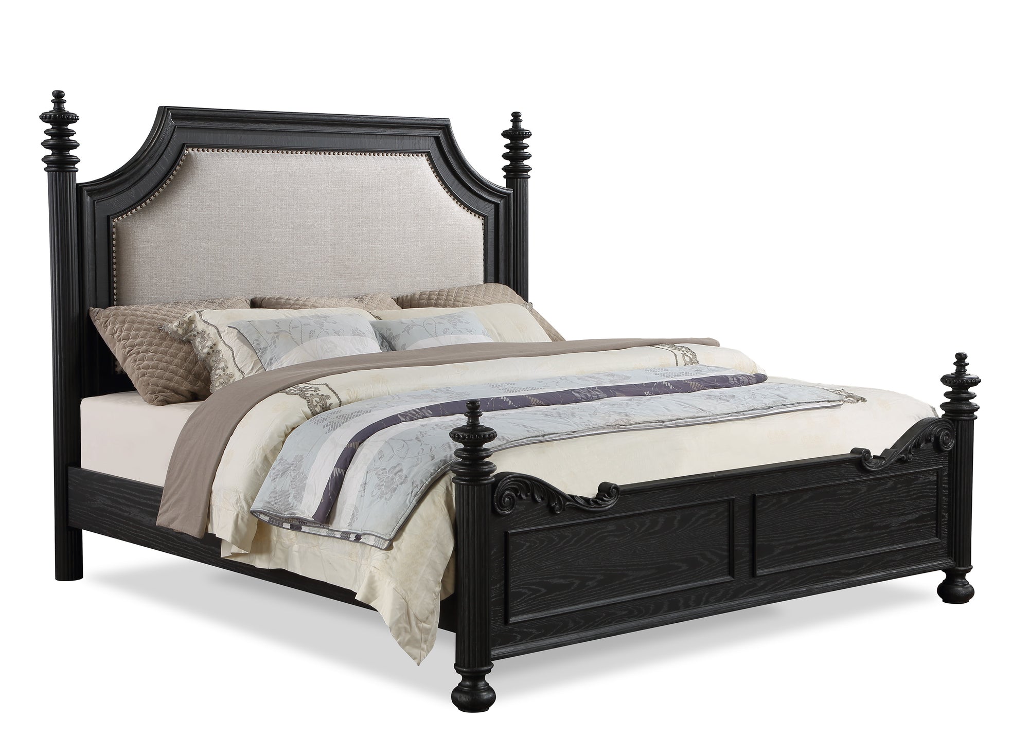 7PC ALVERMAR KING BED SET