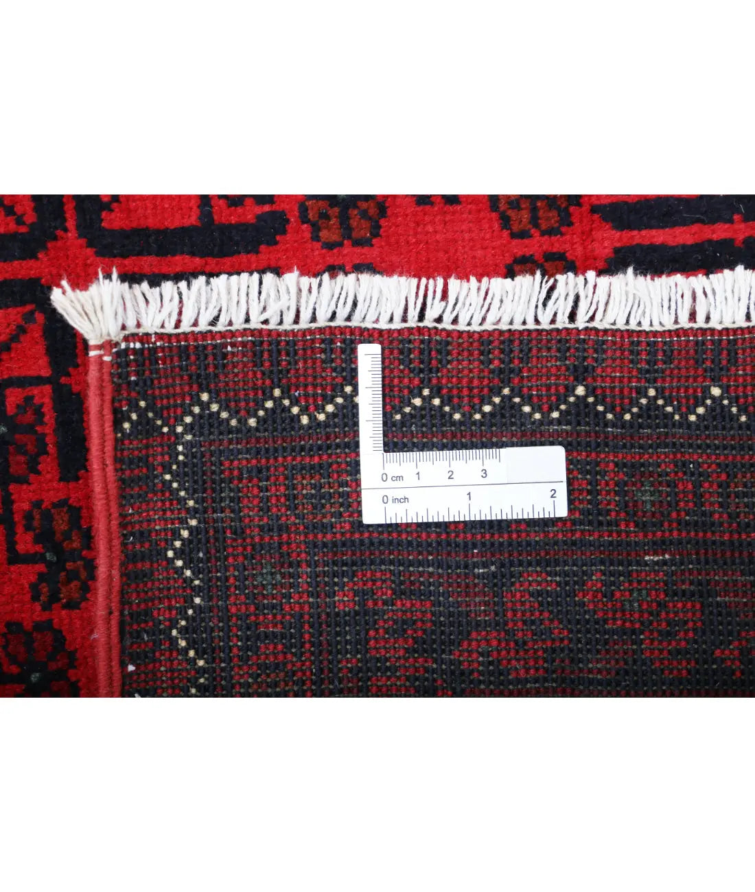 Hand Knotted Afghan Khamyab Wool Rug - 6'6'' x 9'5''