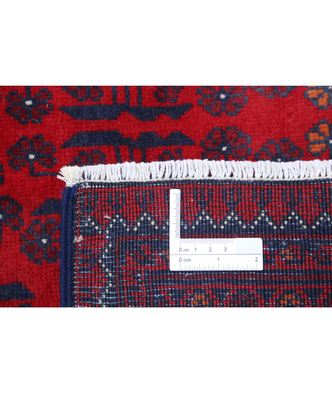 Hand Knotted Afghan Khamyab Wool Rug - 6'8'' x 9'4''