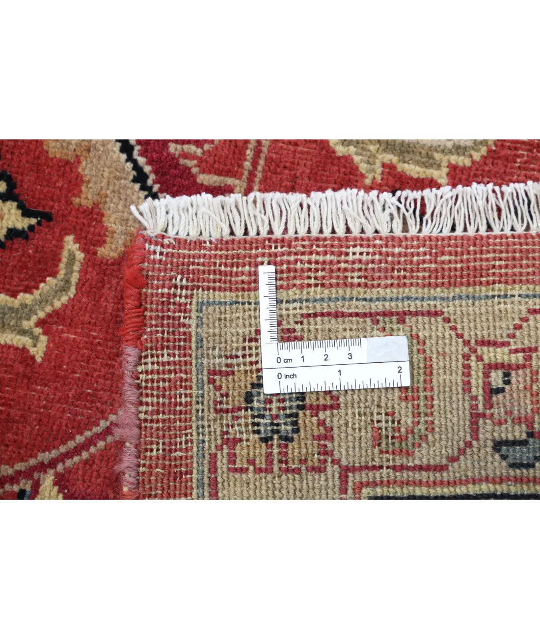 Hand Knotted Agra Wool Rug - 9'5'' x 12'5''