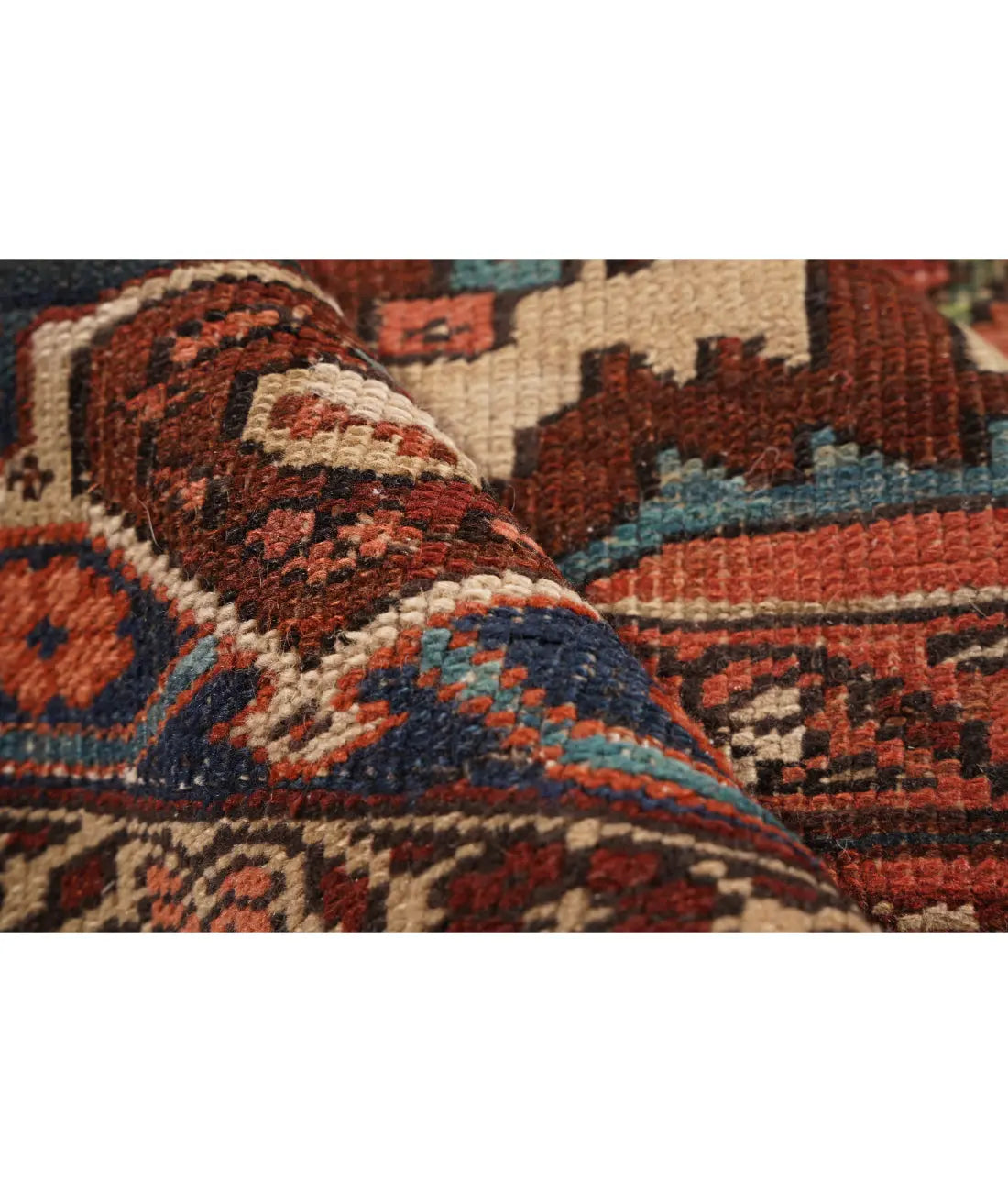 Hand Knotted Antique Masterpiece Persian Heriz Wool Rug - 10'0'' x 14'5'' Arteverk Arteverk Rugs