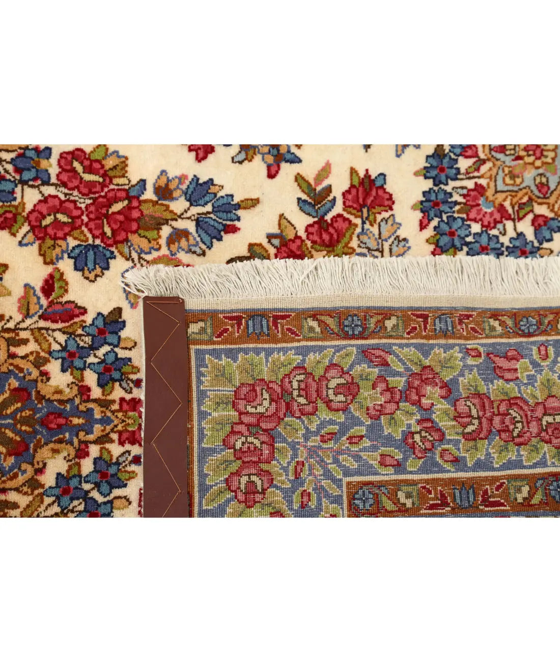 Hand Knotted Antique Masterpiece Persian Kerman Wool Rug - 3'5'' x 21'1'' - Arteverk Rugs Area rug