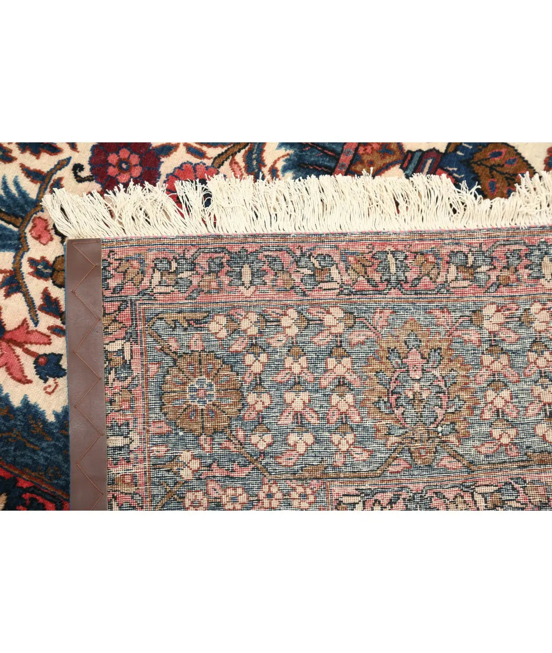 Hand Knotted Antique Masterpiece Persian Kerman Wool Rug - 4'5'' x 6'1'' - Arteverk Rugs Area rug