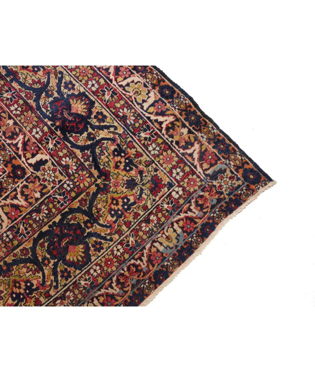 Hand Knotted Antique Masterpiece Persian Kermanshah Wool Rug - 11'0'' x 15'6'' Arteverk Arteverk Rugs