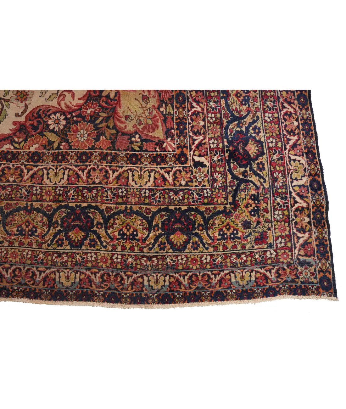 Hand Knotted Antique Masterpiece Persian Kermanshah Wool Rug - 11'0'' x 15'6'' Arteverk Arteverk Rugs