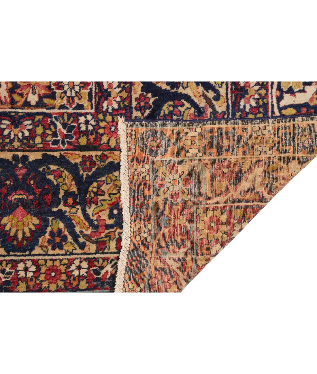 Hand Knotted Antique Masterpiece Persian Kermanshah Wool Rug - 11'0'' x 15'6'' Arteverk Arteverk Rugs