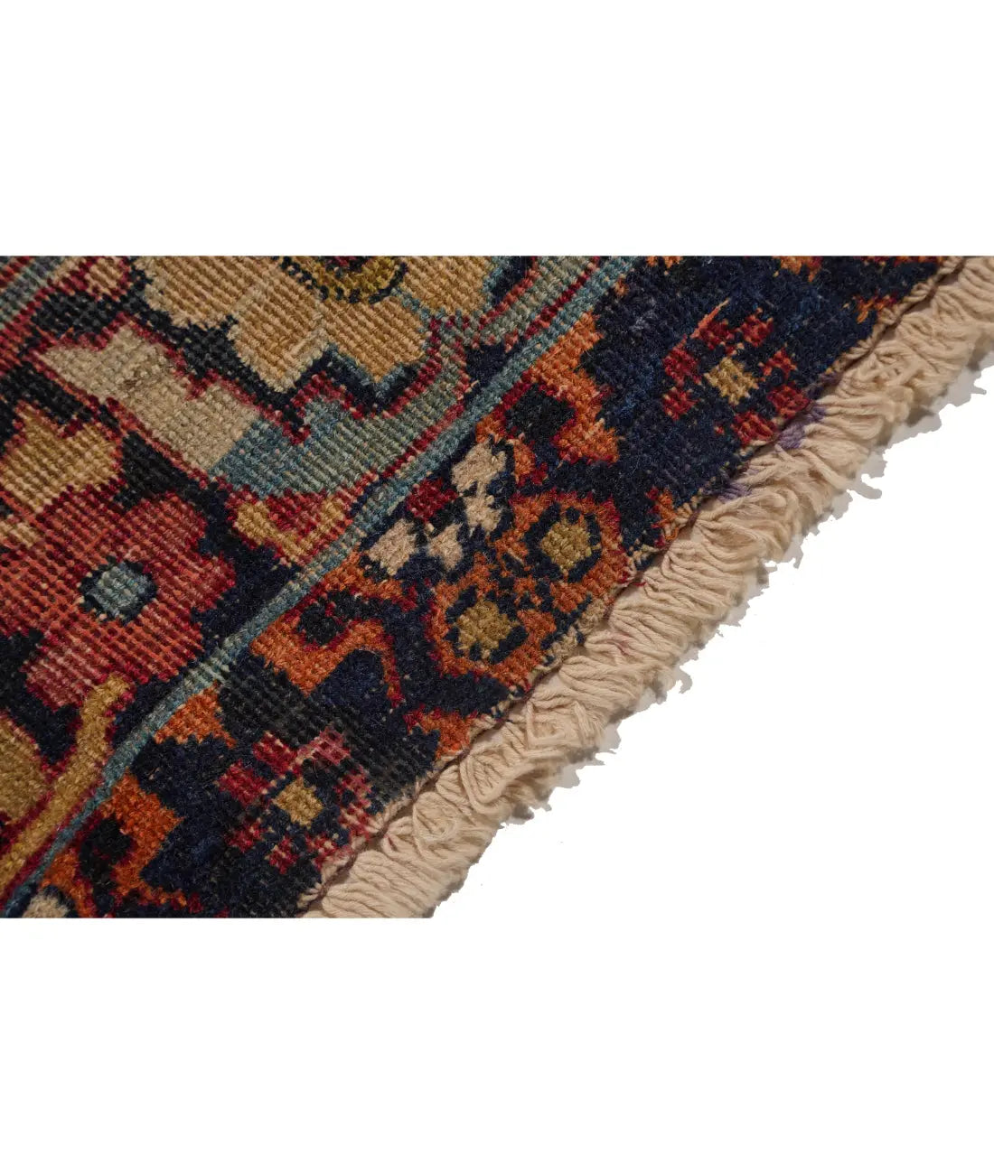 Hand Knotted Antique Masterpiece Persian Kermanshah Wool Rug - 11'0'' x 15'6'' Arteverk Arteverk Rugs