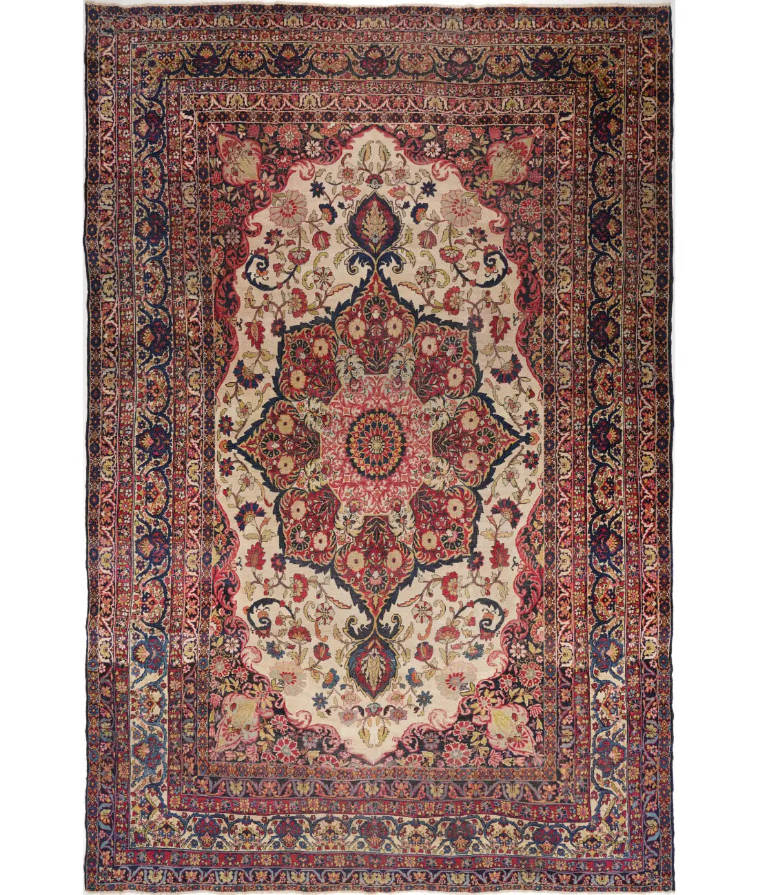 Hand Knotted Antique Masterpiece Persian Kermanshah Wool Rug - 11&#39;0&#39;&#39; x 15&#39;6&#39;&#39; Arteverk Arteverk Rugs