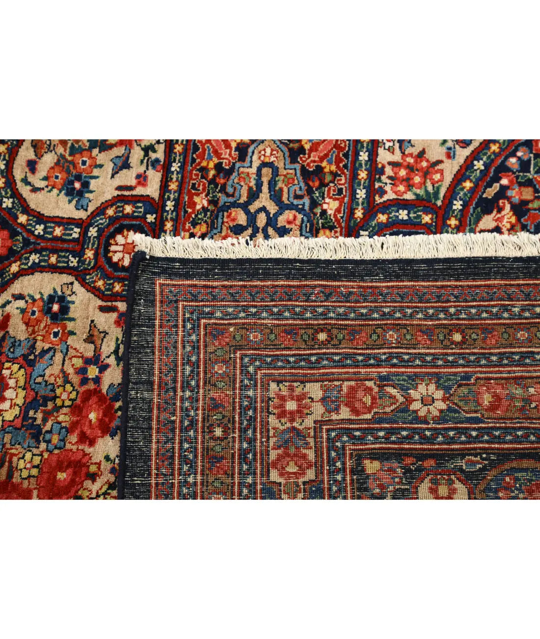 Hand Knotted Antique Masterpiece Persian Tabriz Fine Wool Rug - 10'10'' x 20'7'' - Arteverk Rugs Area rug