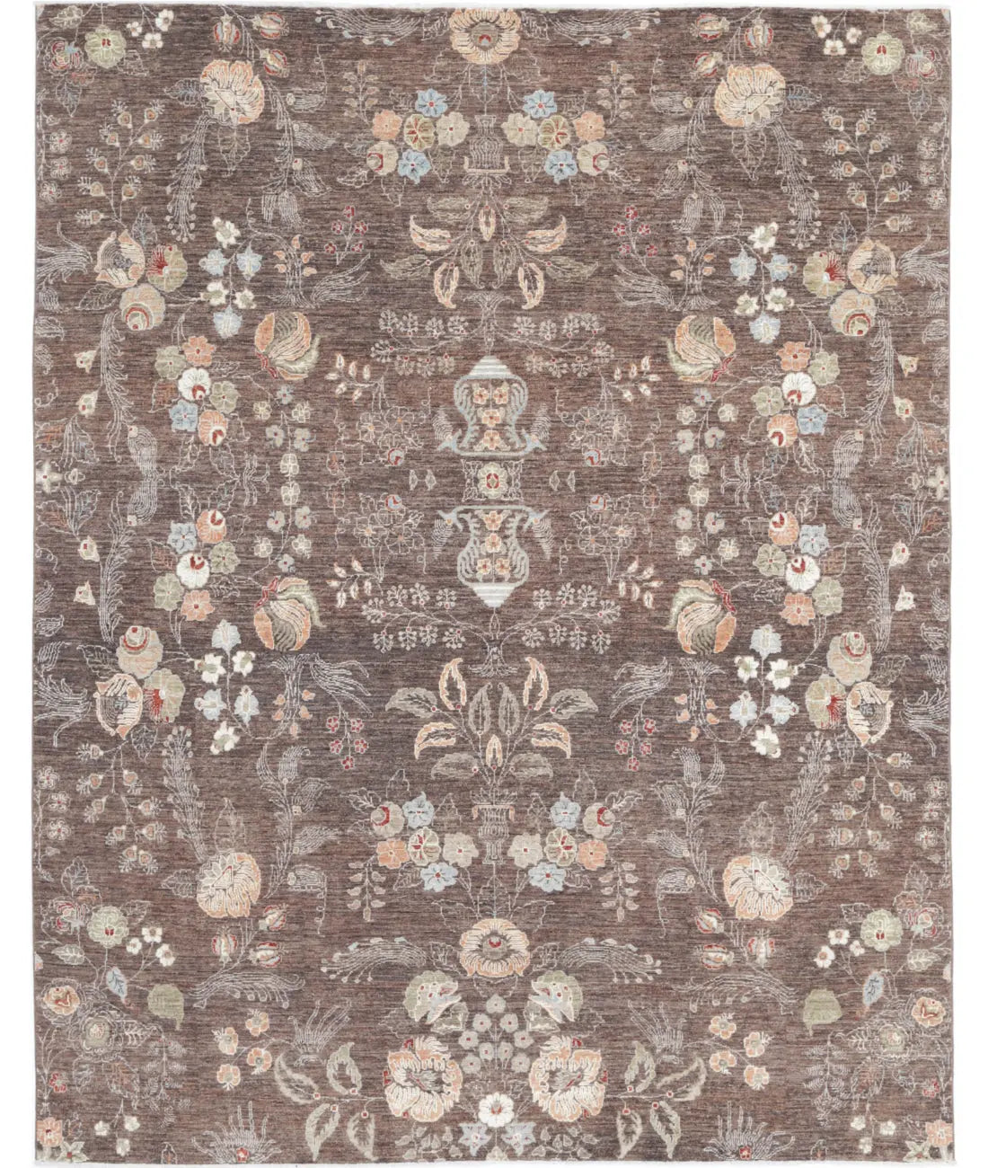 Hand Knotted Artemix Wool Rug - 7&#39;10&#39;&#39; x 9&#39;10&#39;&#39;