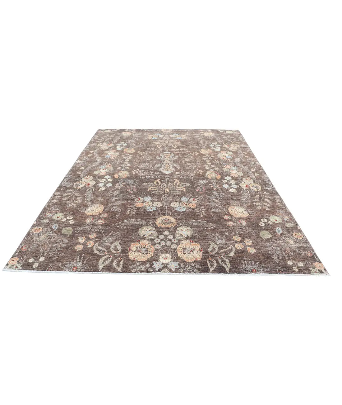 Hand Knotted Artemix Wool Rug - 7'10'' x 9'10''