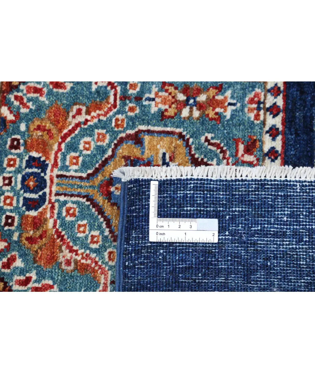 Hand Knotted Bakhtiari Wool Rug - 5'0'' x 6'0''