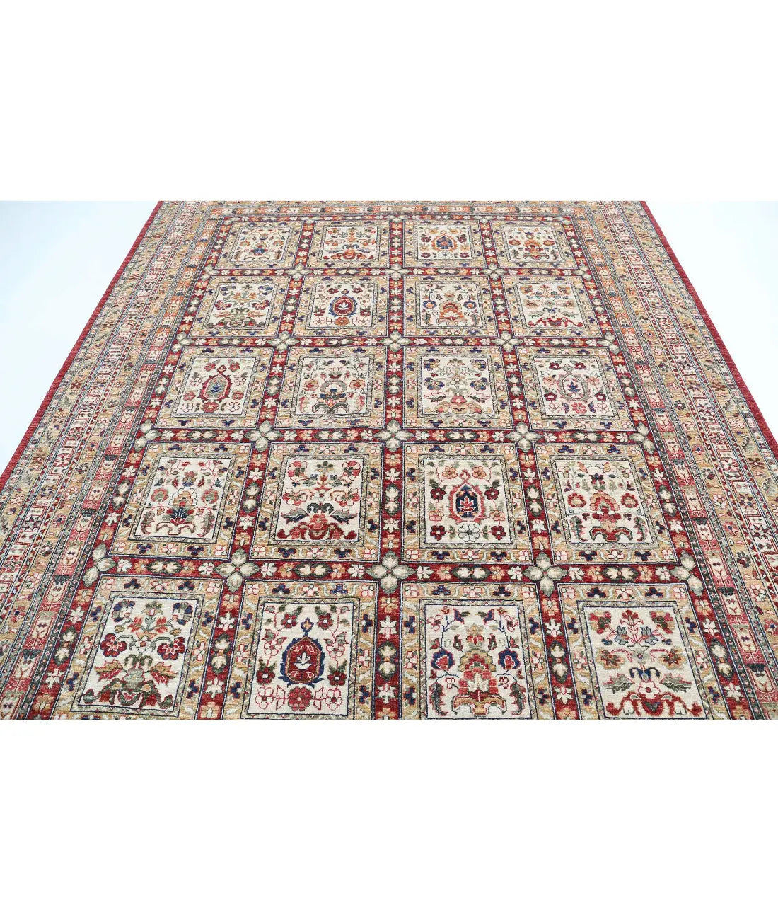 Hand Knotted Bakhtiari Wool Rug - 8'0'' x 10'0''