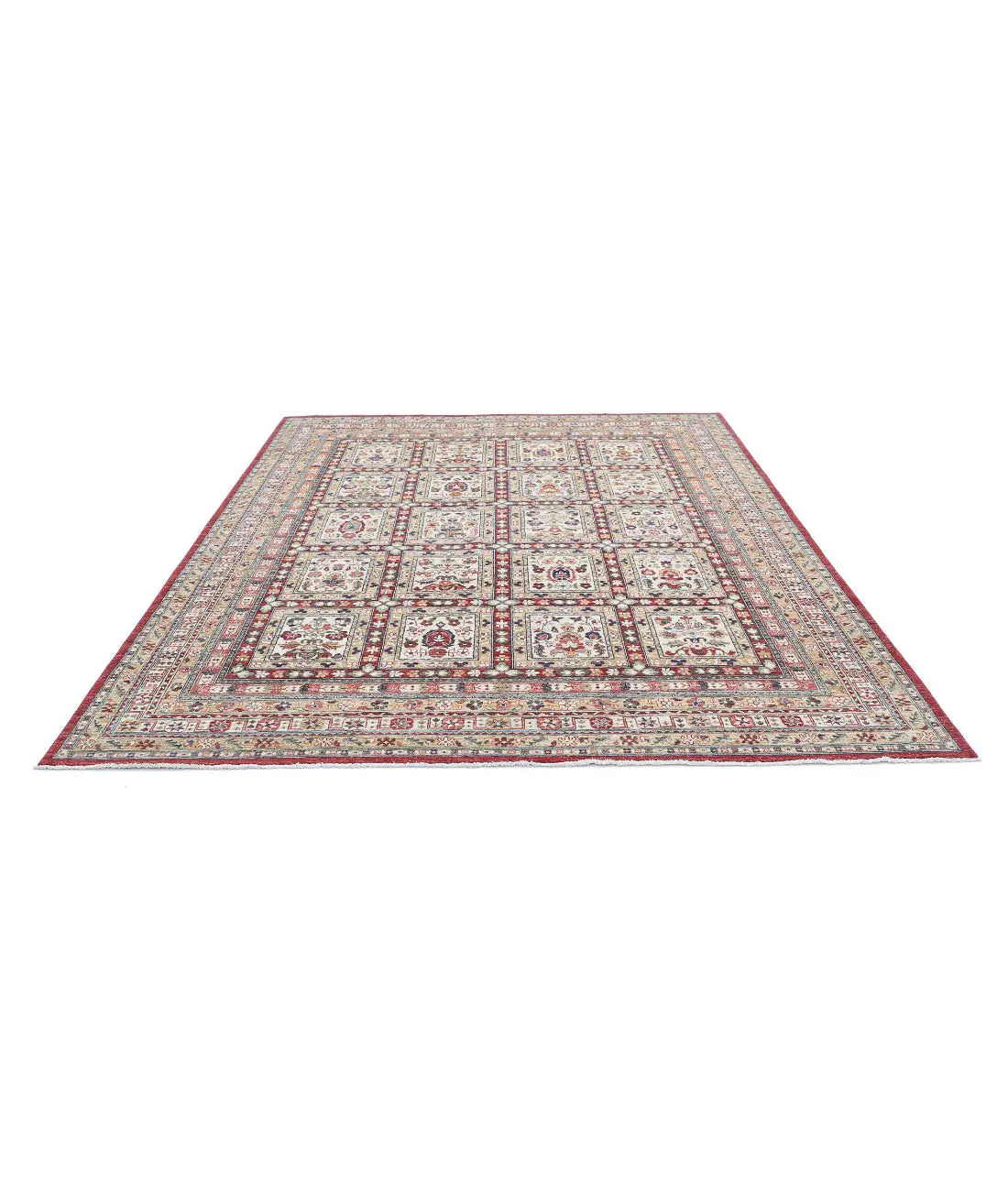 Hand Knotted Bakhtiari Wool Rug - 8'0'' x 10'0''