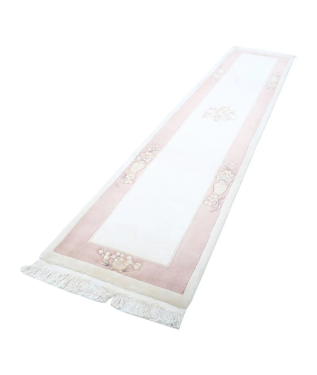 Tapis chinois en laine noué à la main - 2'6'' x 11'11''