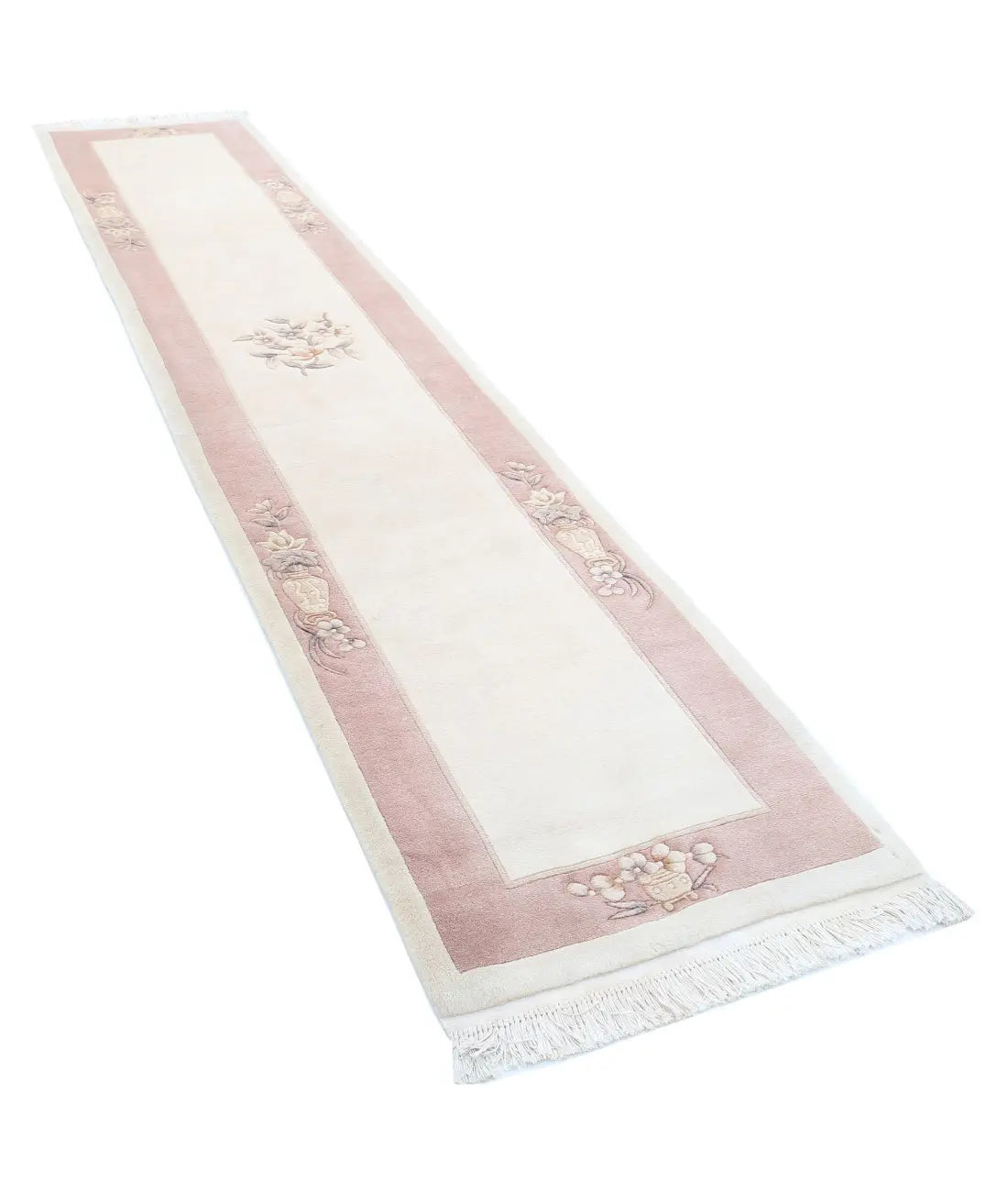 Tapis chinois en laine noué à la main - 2'6'' x 11'11''