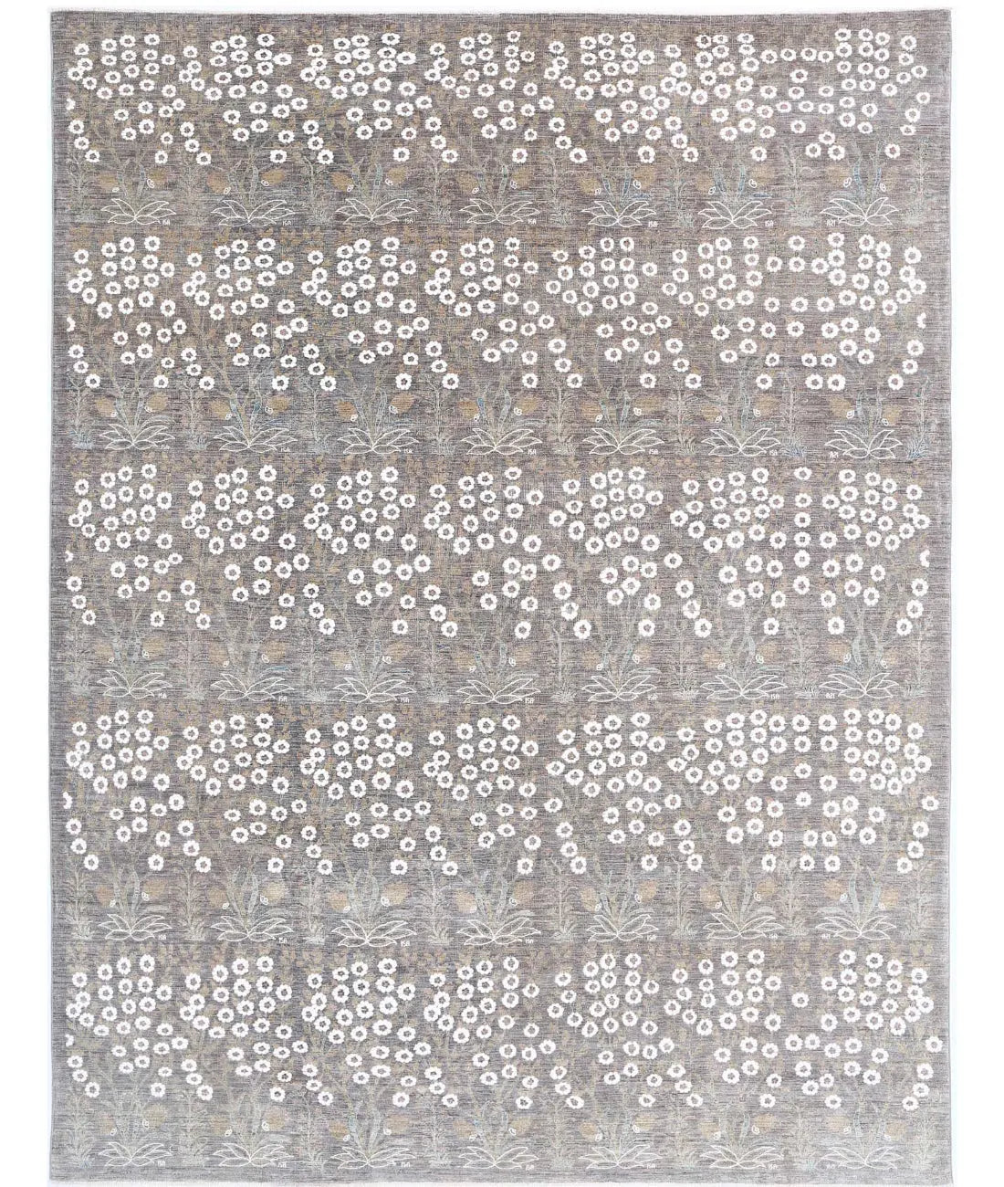 Hand Knotted Fine Artemix Wool Rug - 8&#39;11&#39;&#39; x 11&#39;8&#39;&#39;