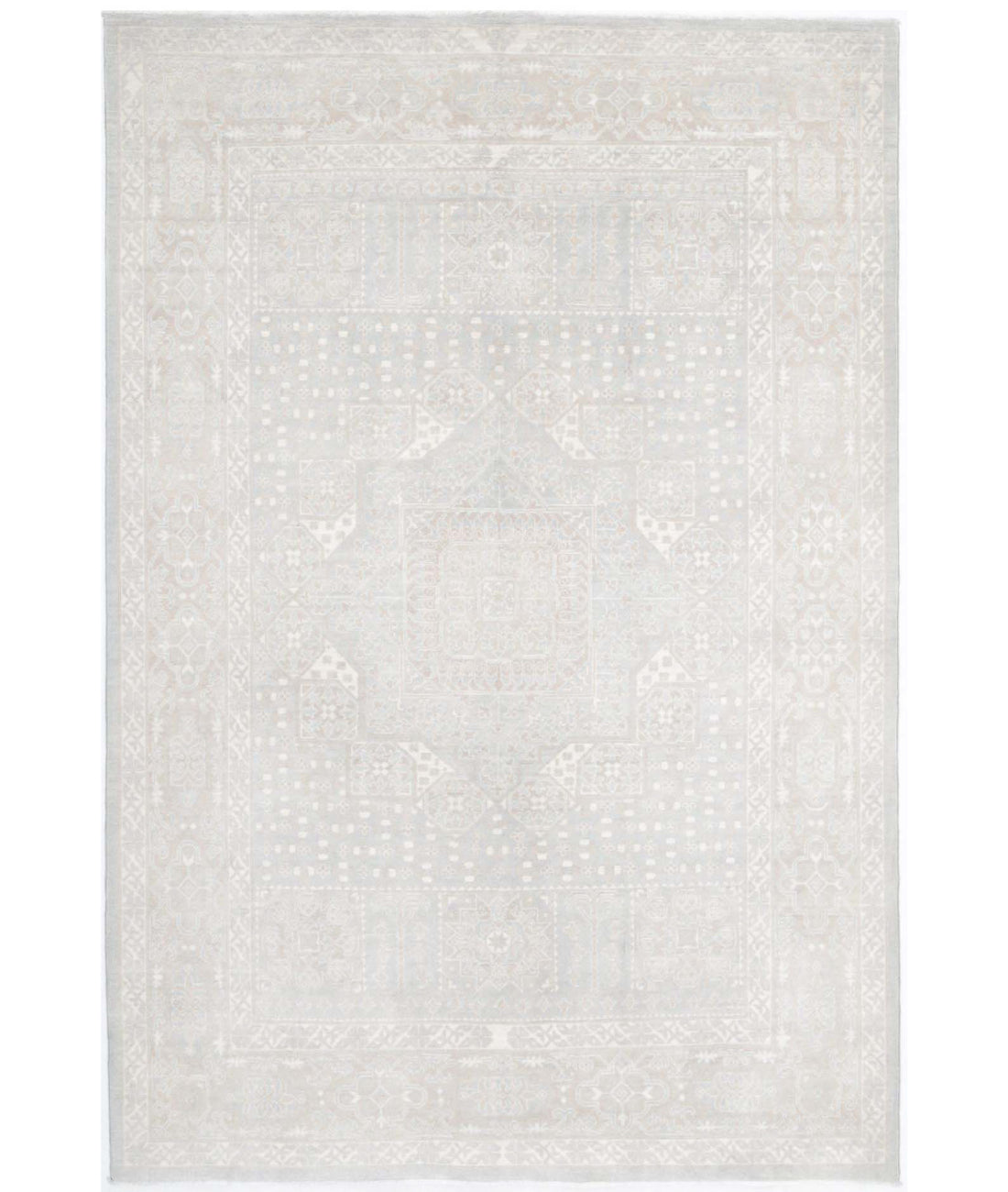 Hand Knotted Fine Mamluk Wool Rug - 6'0'' x 8'11''