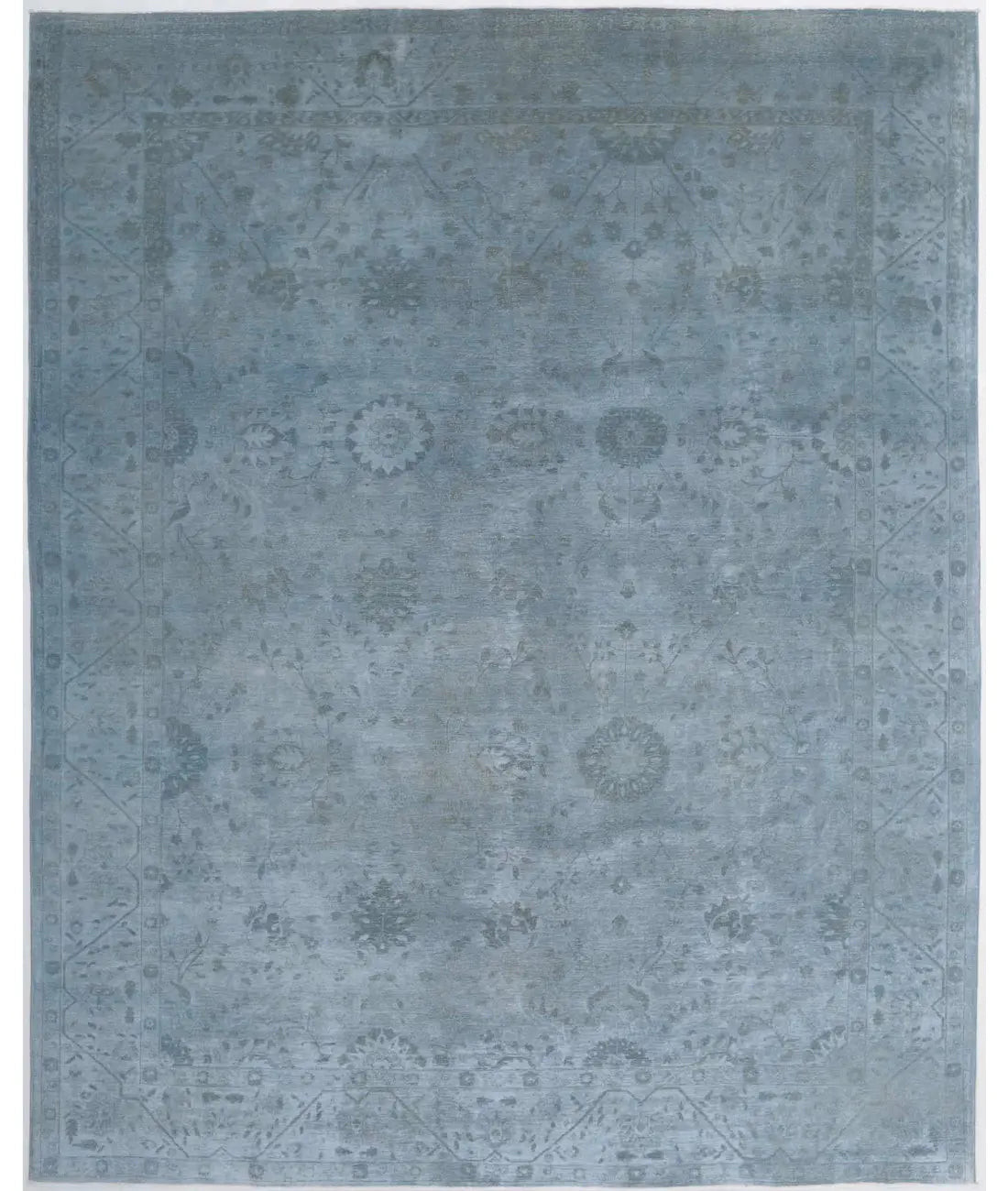 Hand Knotted Fine Overdye Wool Rug - 8'10'' x 11'3'' - Arteverk Rugs Area rug