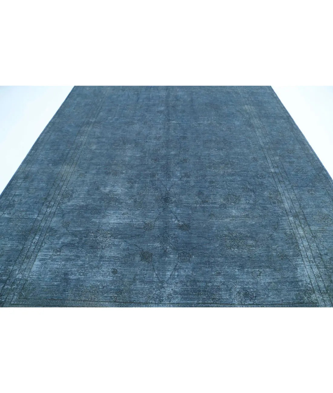 Hand Knotted Fine Overdye Wool Rug - 8'11'' x 11'6''