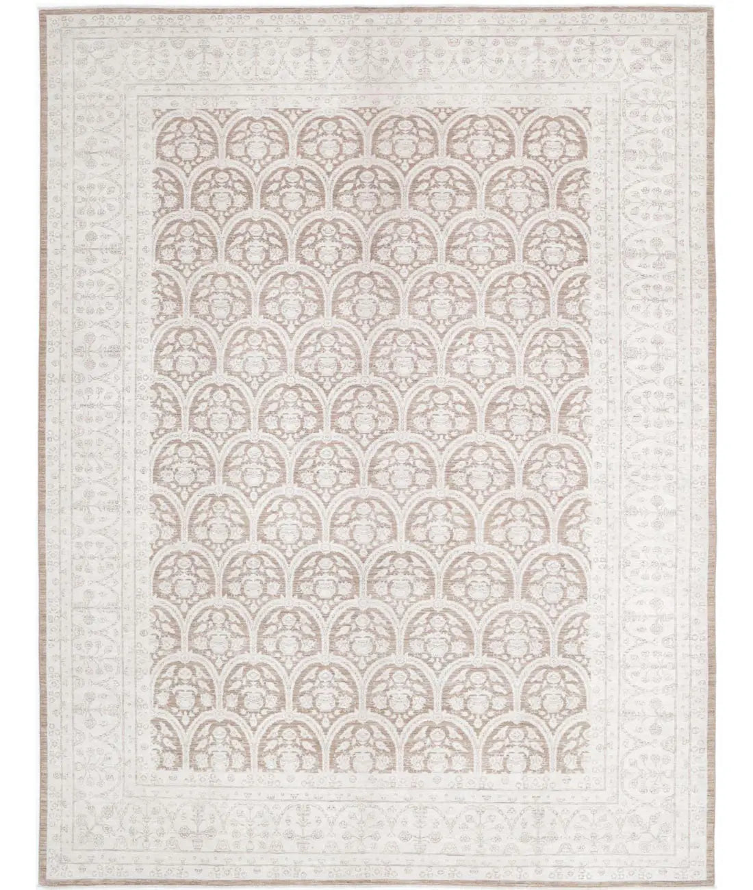 Hand Knotted Fine Serenity Wool Rug - 10'1'' x 13'4'' - Arteverk Rugs Area rug