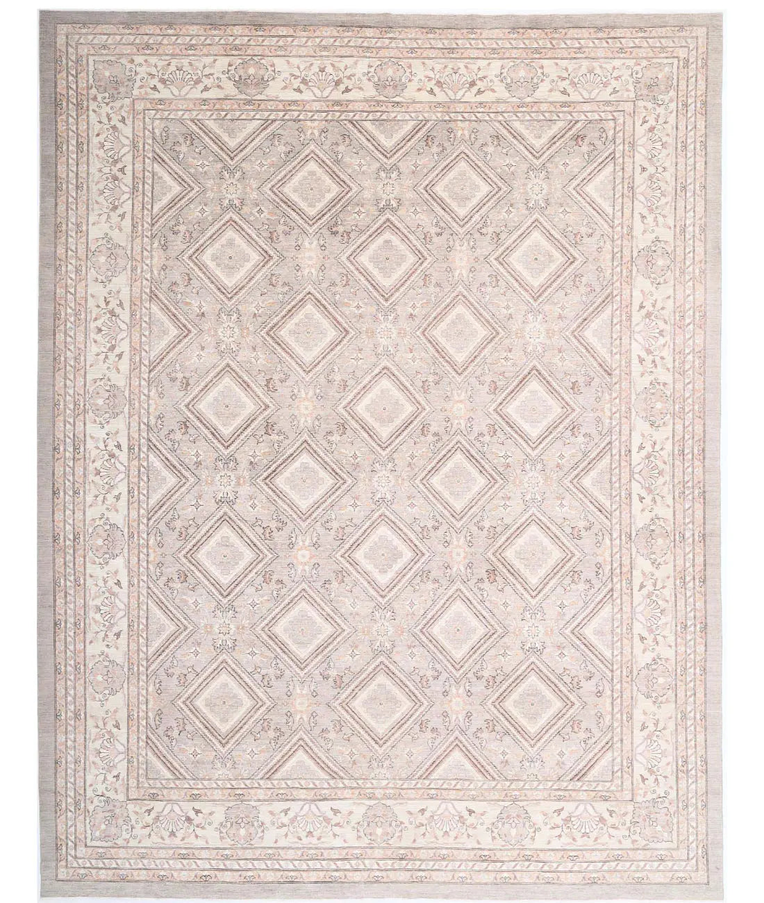 Hand Knotted Fine Serenity Wool Rug - 13&#39;4&#39;&#39; x 17&#39;6&#39;&#39;