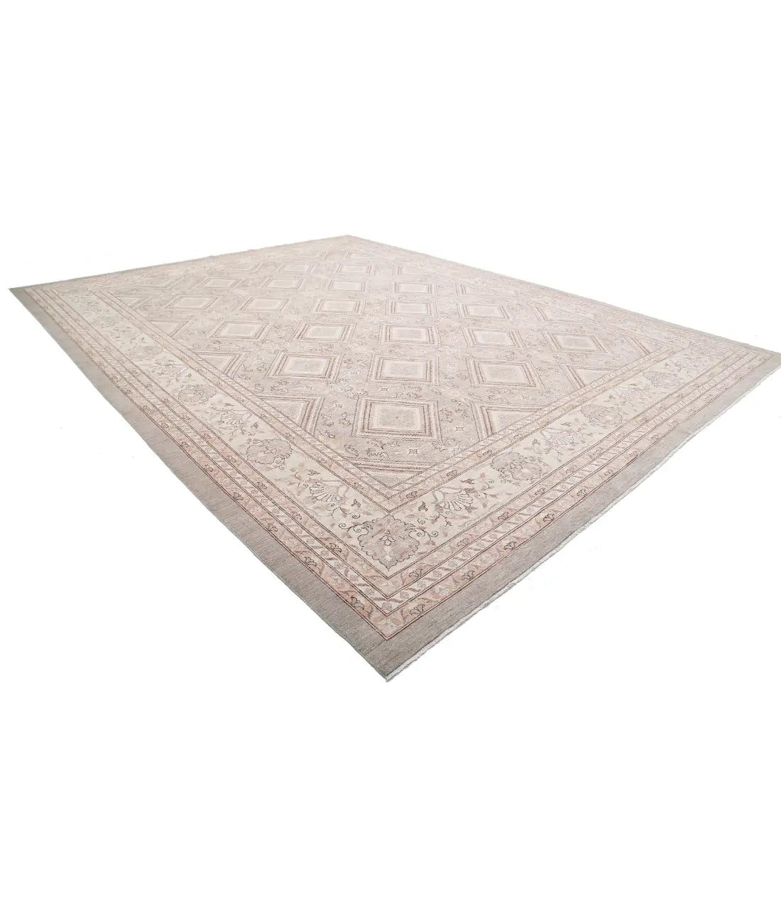 Hand Knotted Fine Serenity Wool Rug - 13'4'' x 17'6''