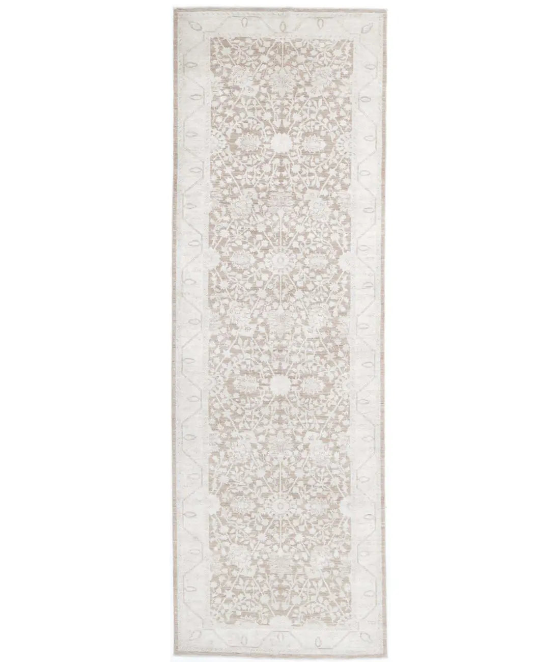 Hand Knotted Fine Serenity Wool Rug - 4&#39;0&#39;&#39; x 13&#39;5&#39;&#39; - Arteverk Rugs Area rug