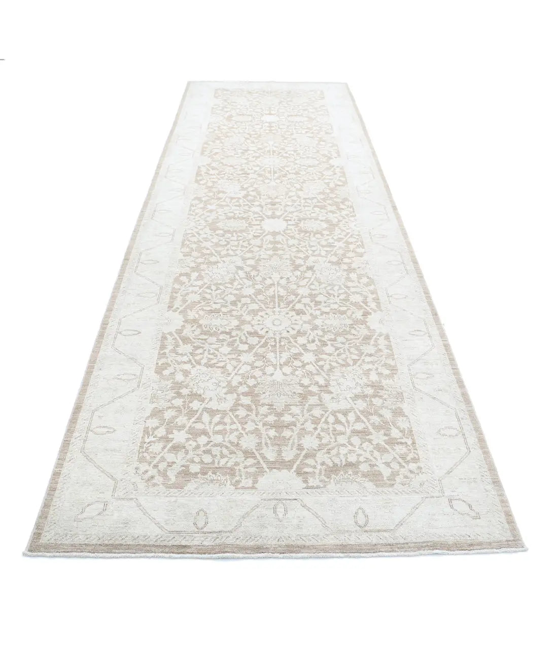 Hand Knotted Fine Serenity Wool Rug - 4'0'' x 13'5'' - Arteverk Rugs Area rug