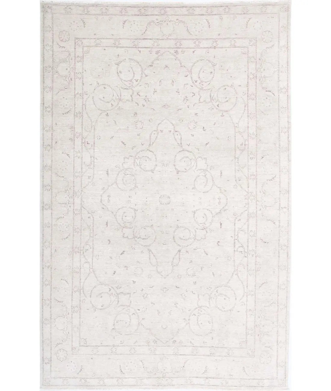 Hand Knotted Fine Serenity Wool Rug - 5'11'' x 9'4''