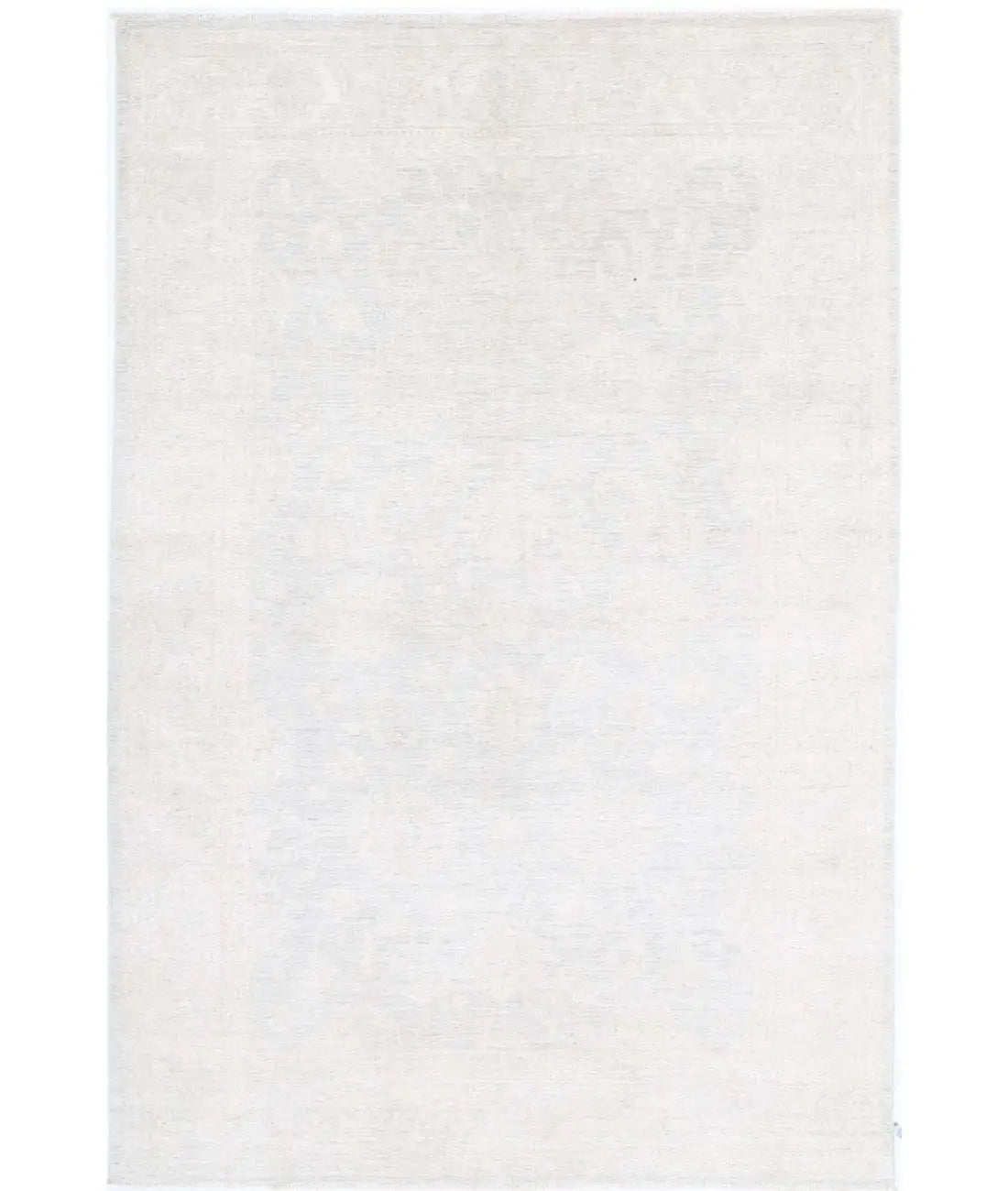 Hand Knotted Fine Serenity Wool Rug - 6&#39;0&#39;&#39; x 8&#39;11&#39;&#39;