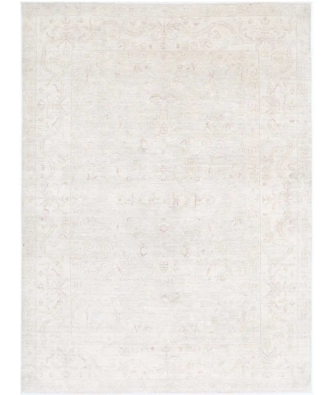 Hand Knotted Fine Serenity Wool Rug - 6'4'' x 8'6''