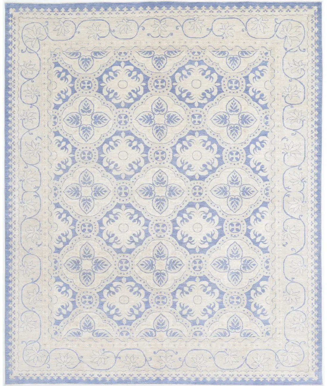 Hand Knotted Fine Serenity Wool Rug - 8&#39;1&#39;&#39; x 9&#39;8&#39;&#39; - Arteverk Rugs Area rug