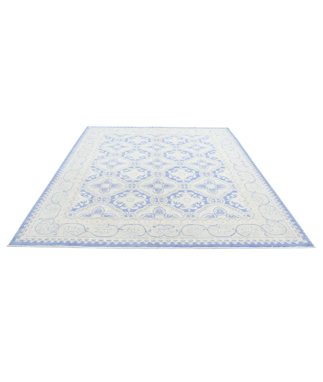 Hand Knotted Fine Serenity Wool Rug - 8'1'' x 9'8'' - Arteverk Rugs Area rug