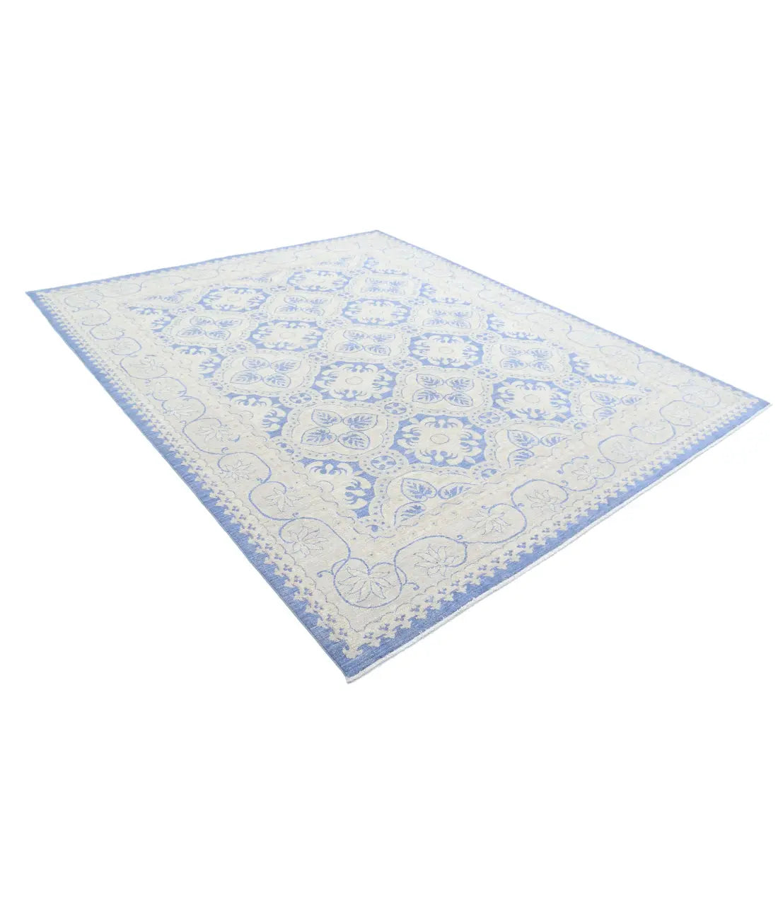 Hand Knotted Fine Serenity Wool Rug - 8'1'' x 9'8'' - Arteverk Rugs Area rug