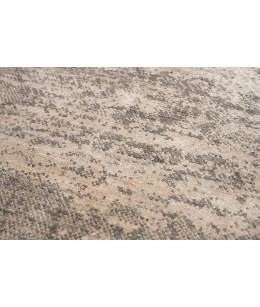 Hand Knotted Modern Abstract Wool Silk Rug - 9'0'' x 11'11'' Arteverk Arteverk Rugs