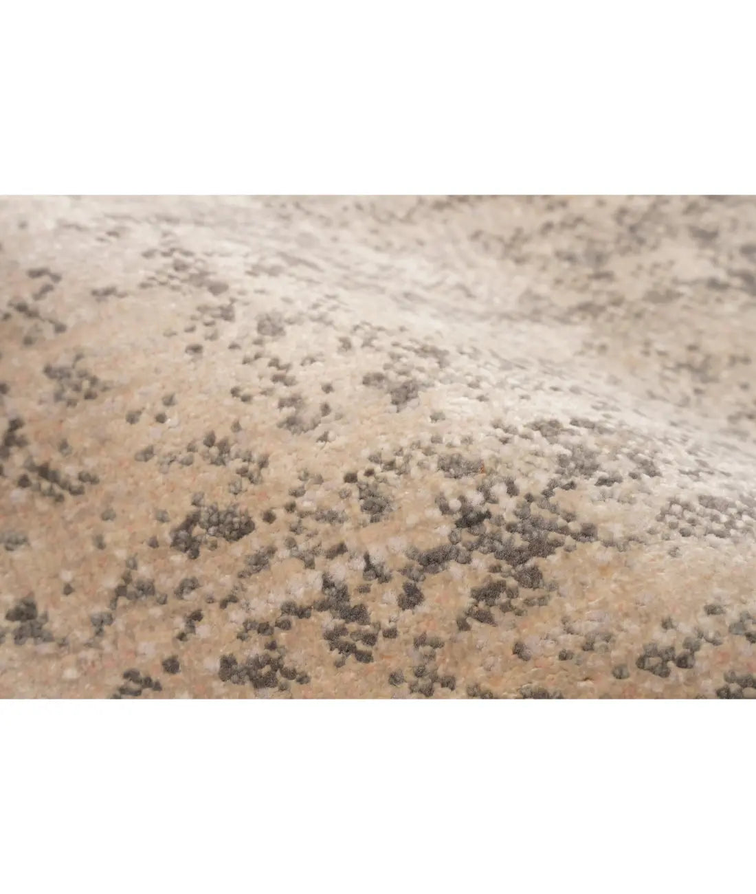 Hand Knotted Modern Abstract Wool Silk Rug - 9'0'' x 11'11'' Arteverk Arteverk Rugs