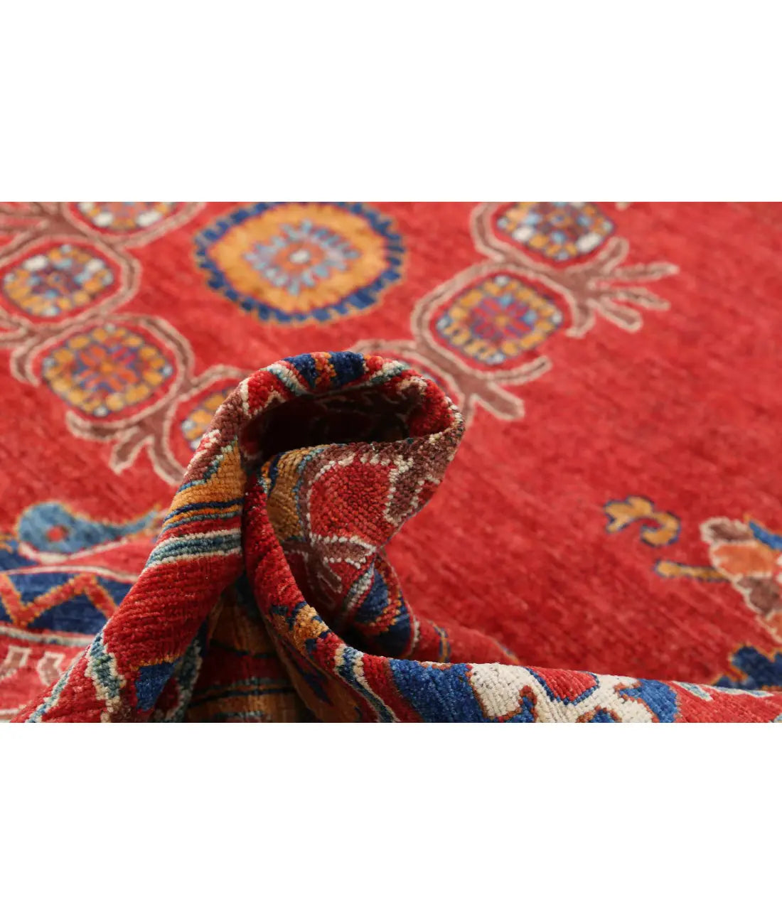 Hand Knotted Nomadic Caucasian Humna Wool Rug - 10'0'' x 14'0'' - Arteverk Rugs Area rug