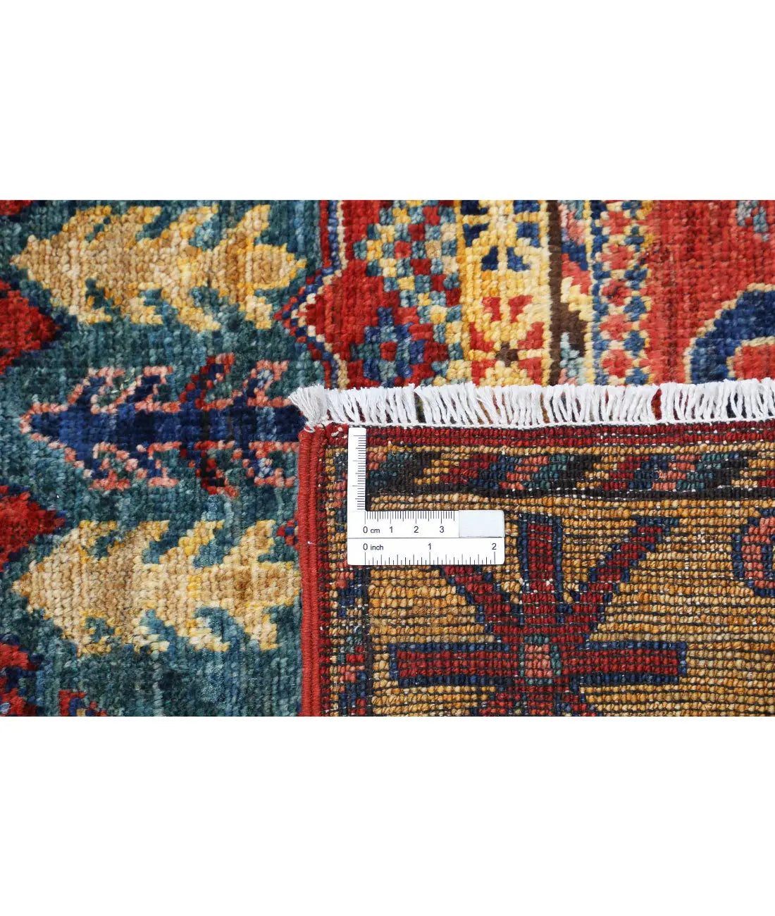 Hand Knotted Nomadic Caucasian Humna Wool Rug - 4'1'' x 6'0'' - Arteverk Rugs Area rug