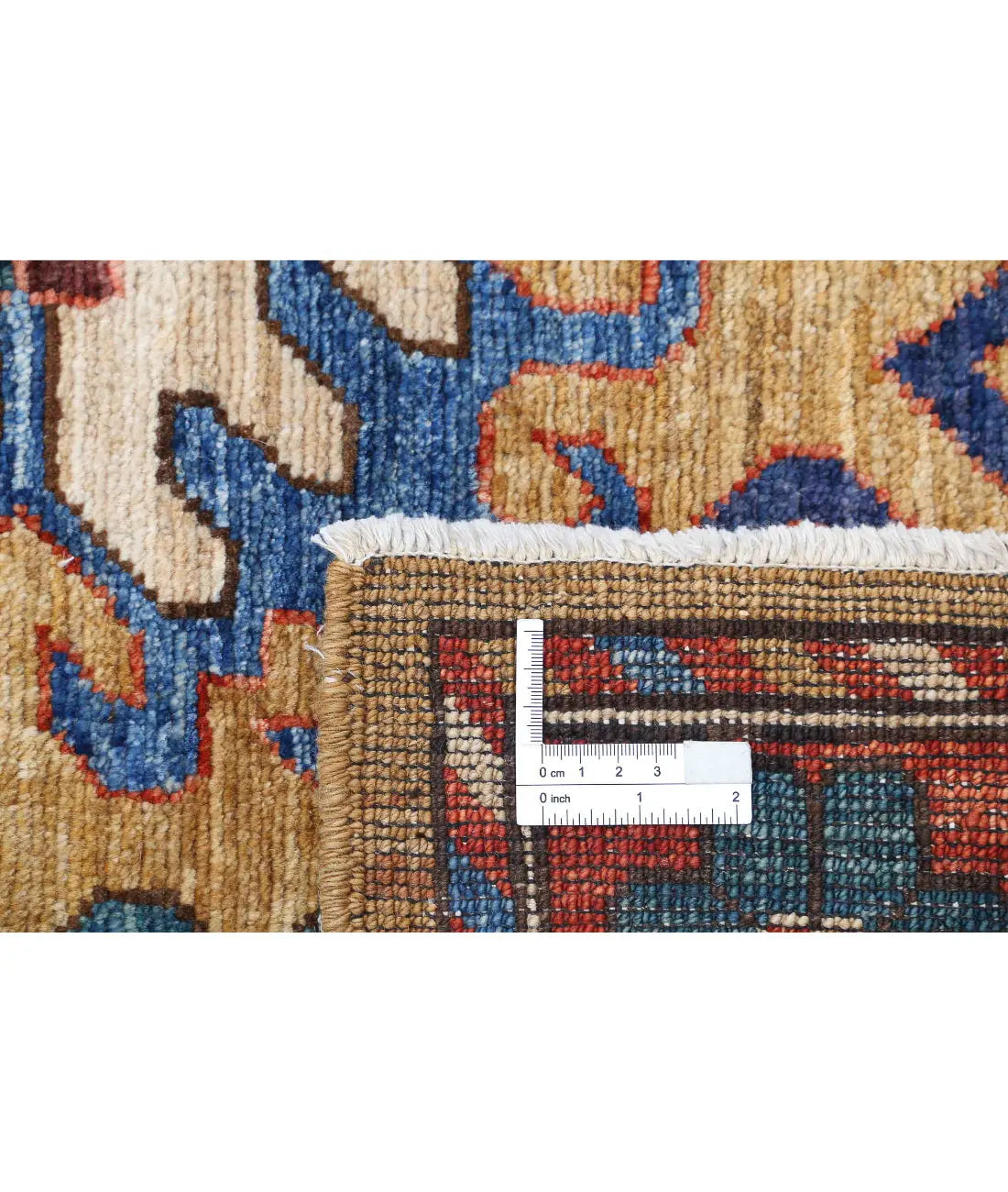 Hand Knotted Nomadic Caucasian Humna Wool Rug - 6'10'' x 10'1'' - Arteverk Rugs Area rug