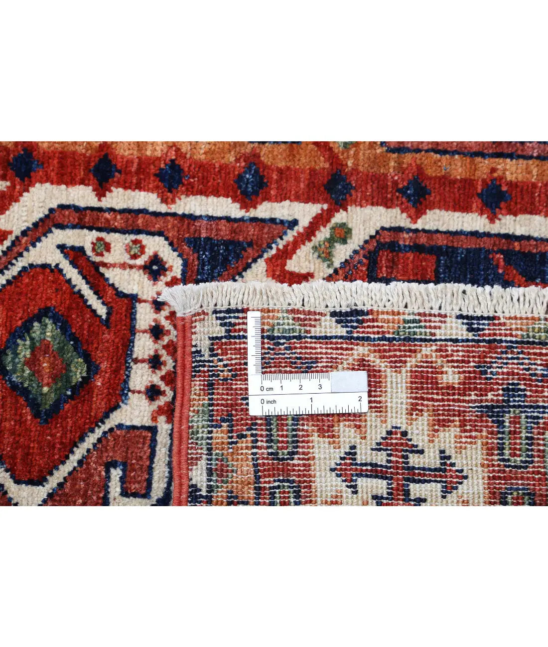 Hand Knotted Nomadic Caucasian Humna Wool Rug - 8'11'' x 11'7'' - Arteverk Rugs Area rug