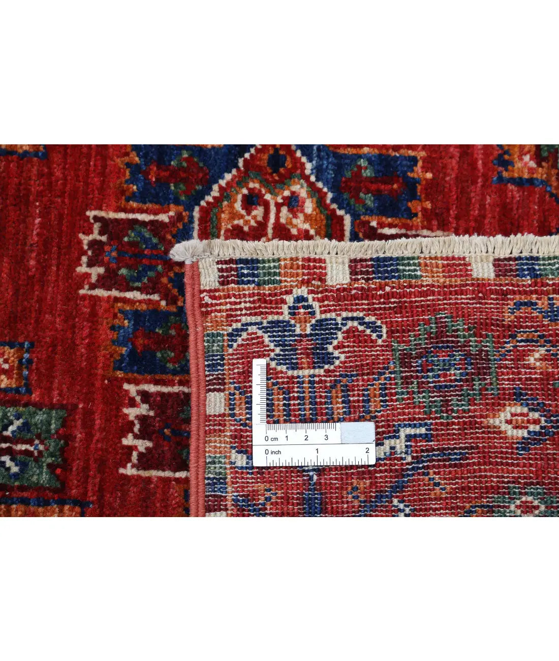 Hand Knotted Nomadic Caucasian Humna Wool Rug - 8'1'' x 9'9'' - Arteverk Rugs Area rug