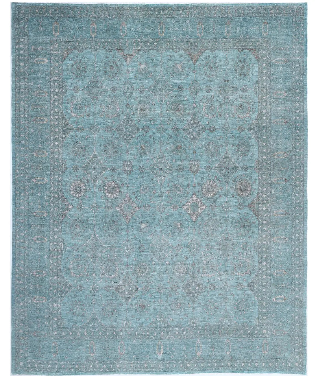 Tapis en laine d&#39;onyx noué à la main - 12&#39;0&#39;&#39; x 14&#39;9&#39;&#39;