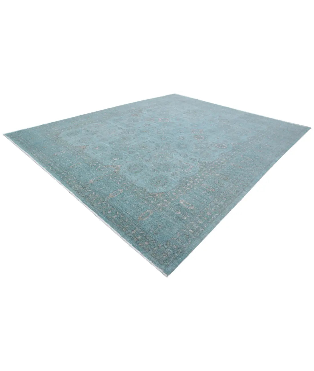 Tapis en laine d'onyx noué à la main - 12'0'' x 14'9''